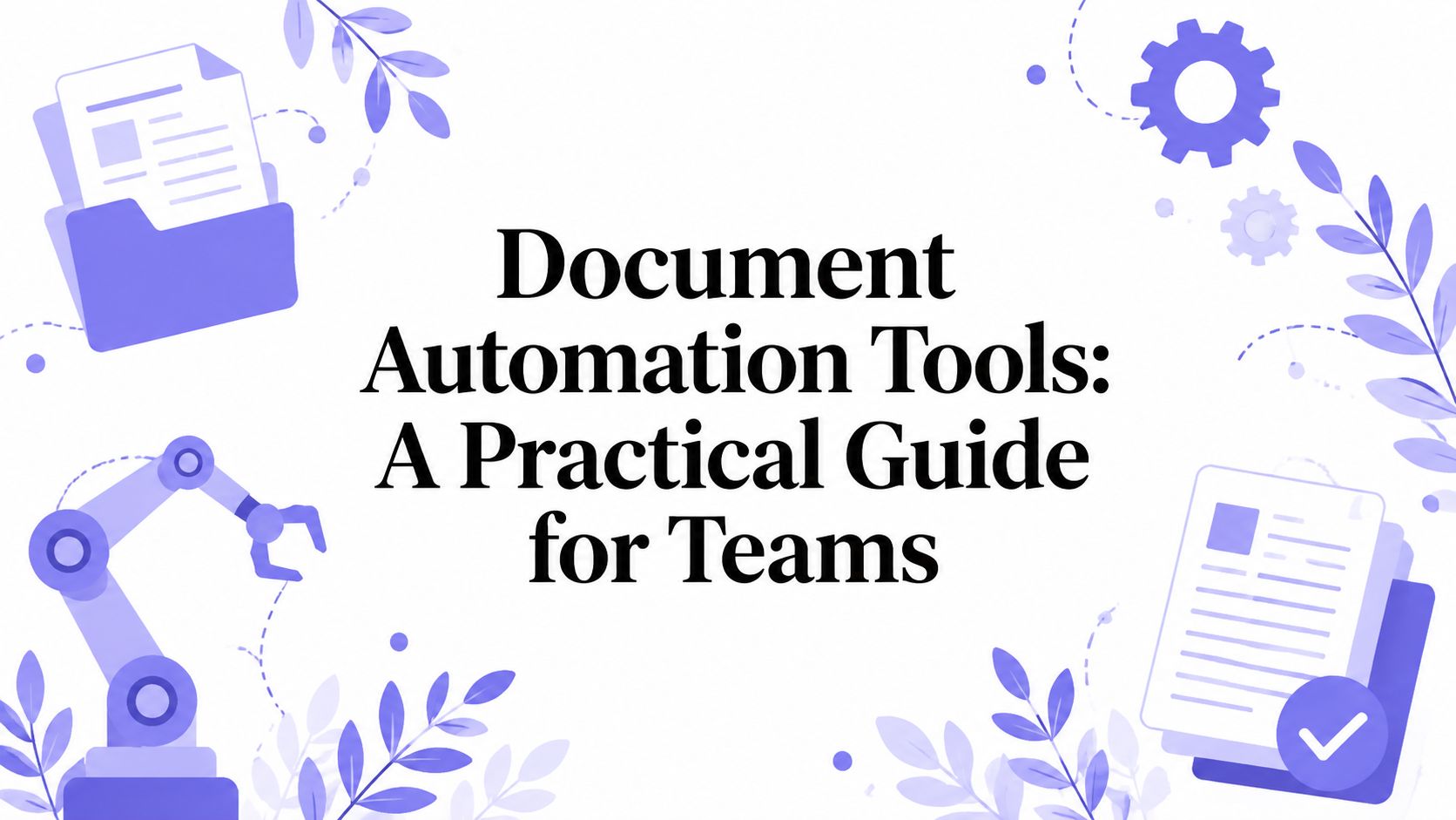 Document Automation Tools: A Practical Guide for Teams