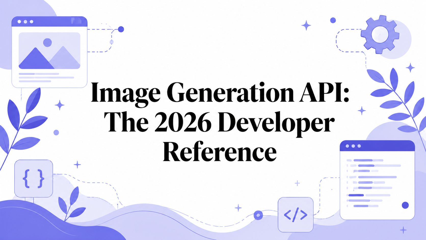 Image Generation API: The 2026 Developer Reference