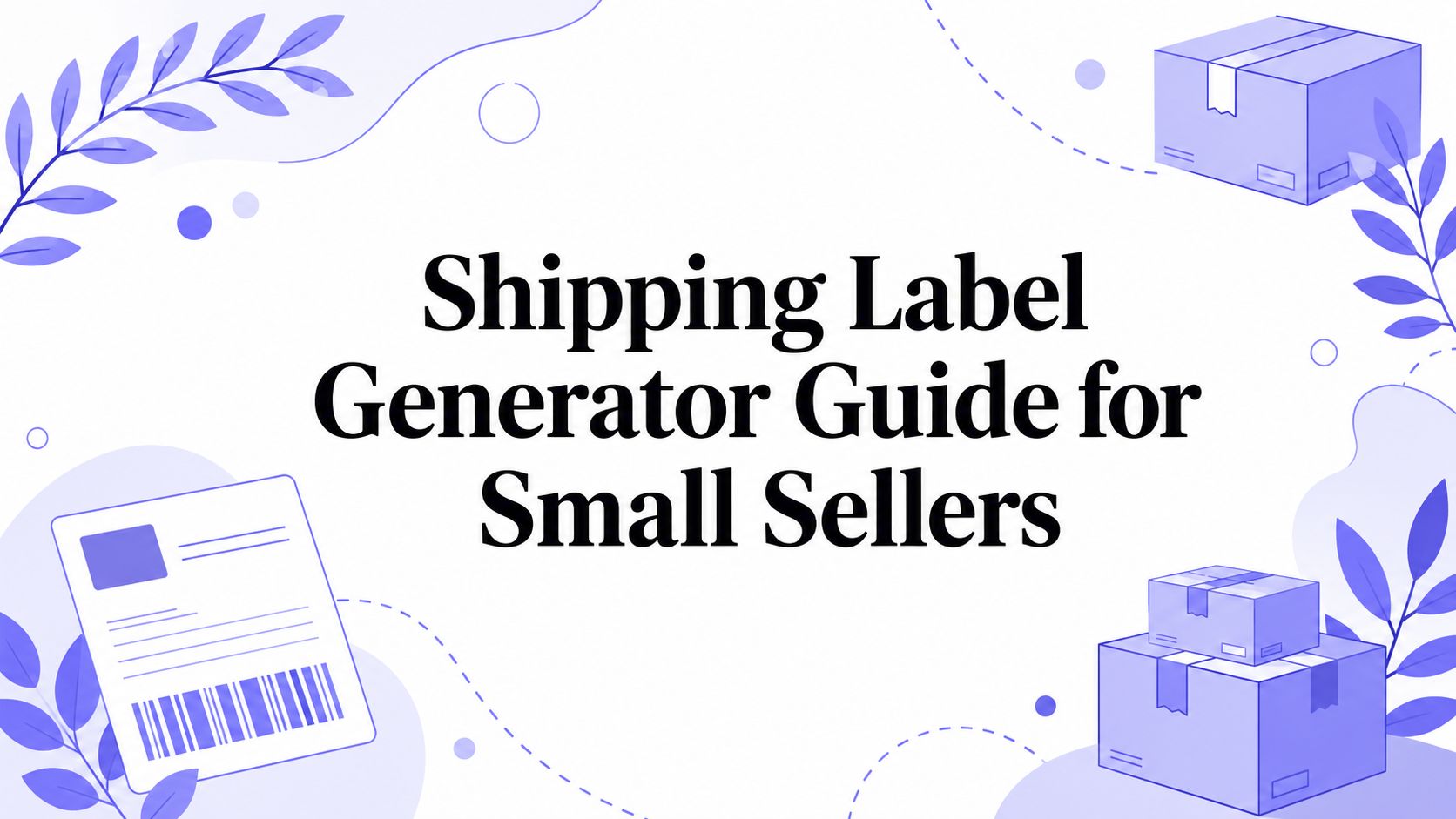 Shipping Label Generator Guide for Small Sellers