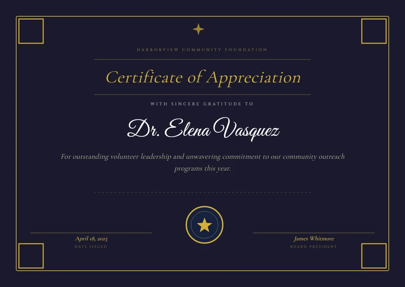 Elegant Appreciation