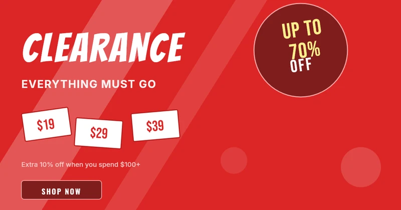 Clearance Sale