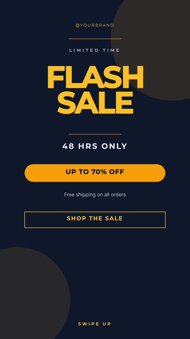 TikTok Video — Flash Sale